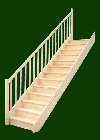 Schody Bystrý typ schodů rovné